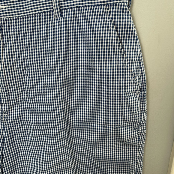 Jos. A. Bank Blue and White Flat Front Shorts - Picture 3 of 9